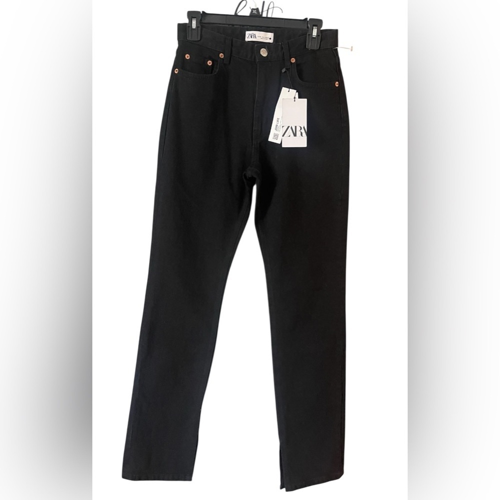 Zara Classic Black Denim Jeans